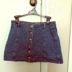 Denim Mini Skirt